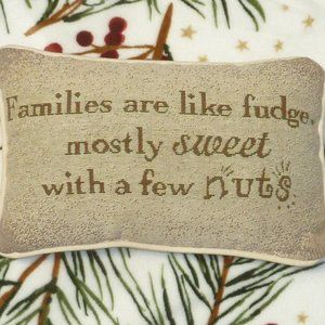 Fun accent pillow 12"x 8"- gift idea